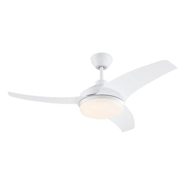 מאוורר תקרה ווסטינגהאוס 42" Valeria לבן עם שלט ולד מובנה 36W, מנוע DC