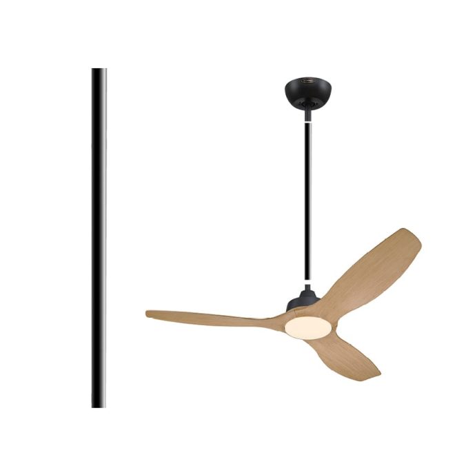 תמונה של מוט מאריך שחור 100 ס"מ (1 מטר) שמתאים למאווררי ווסטינגהאוס