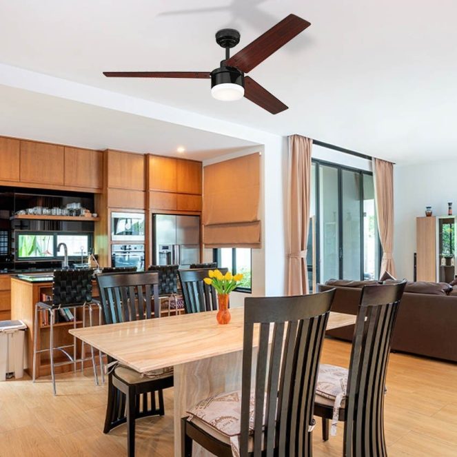 מאוורר תקרה ווסטינגהאוס טליה שחור/דובדבן 42"